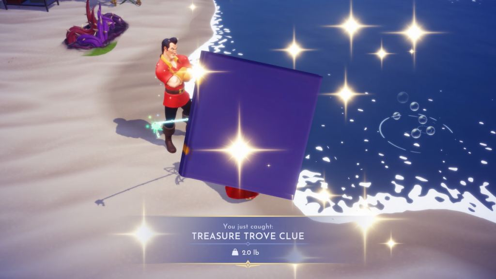 treasure hunt clue in disney dreamlight valley