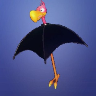 Wonderland bird umbrella in disney dreamlight valley
