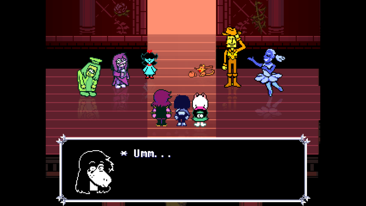 Challenging all the bosses in Deltarune