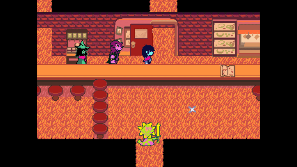 The door that leads to Aqua in Deltarune