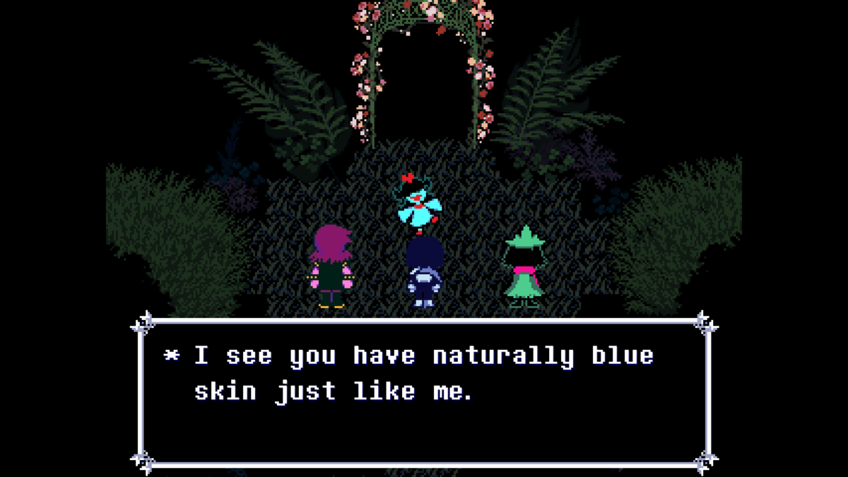 Defeating Aqua in Deltarune