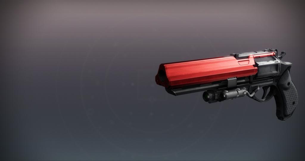 The Eyasluna hand cannon seen in Collections.