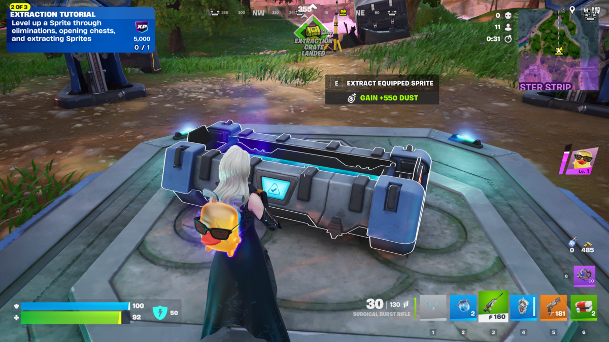 Extraction Site in Fortnite