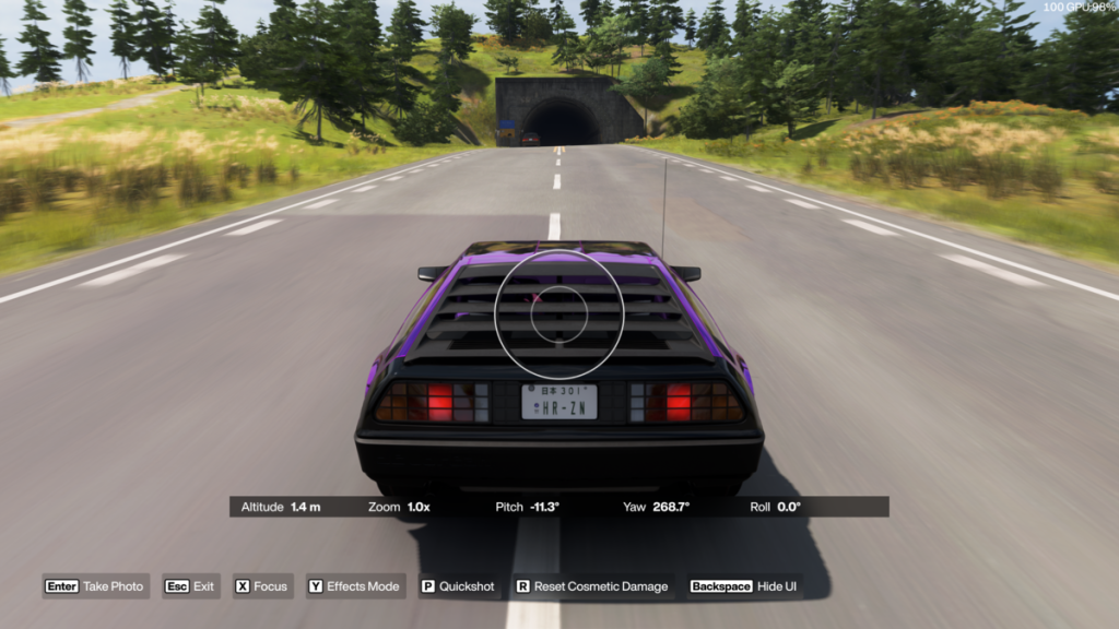 USing the photo mode in Forza Horizon 6