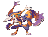 A werewolf-like creature, Fulgaze, from LumenTale.