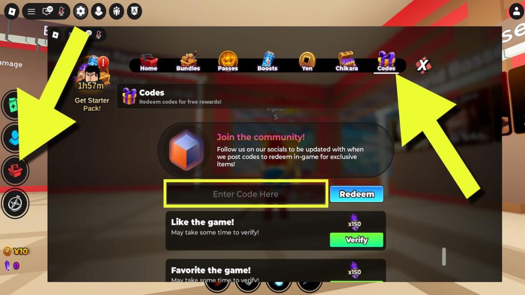 How to redeem Anime Fighting Simulator codes