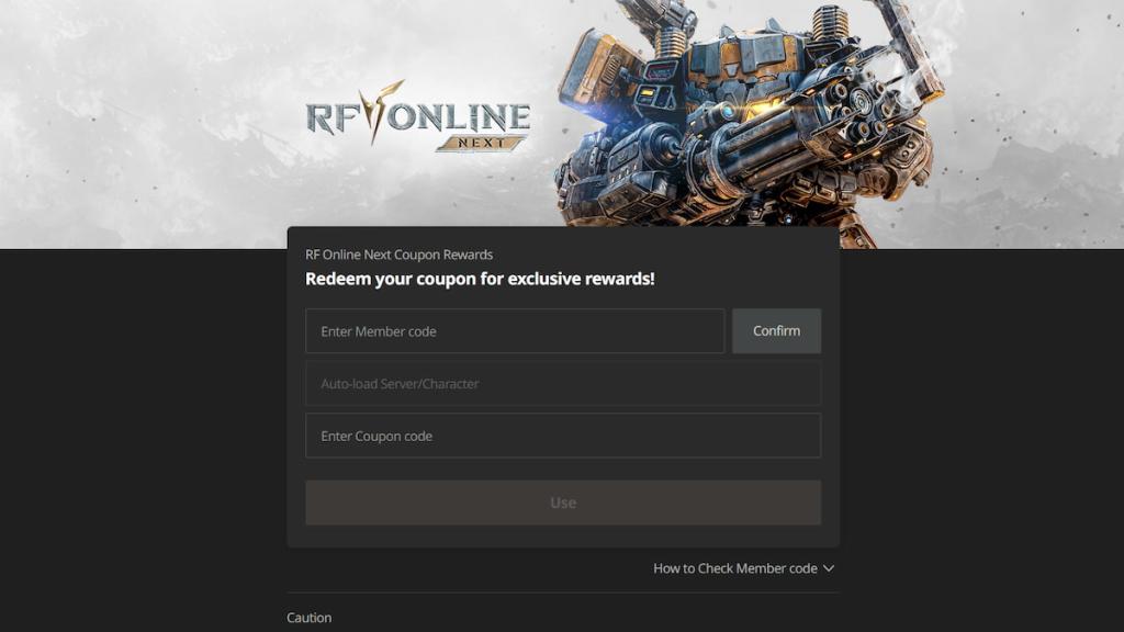 How to redeem RF ONLINE NEXT codes