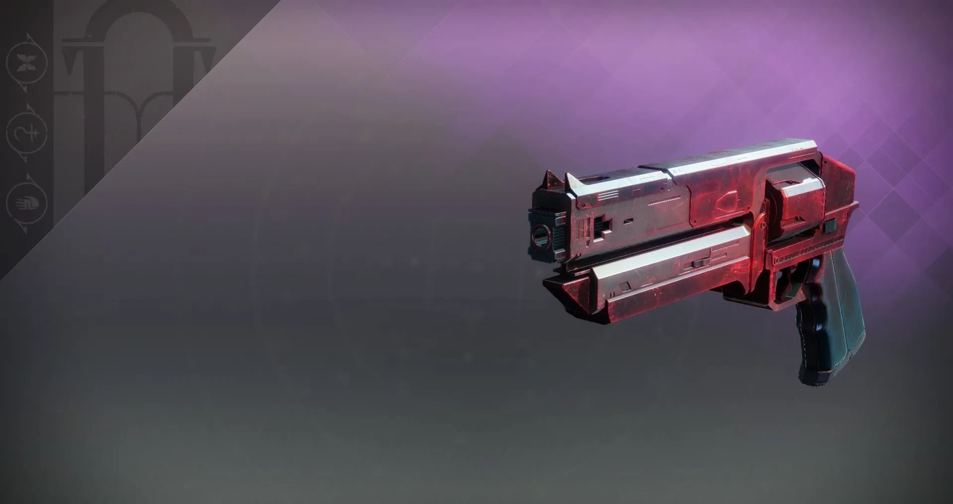 The Kindled Orchid hand cannon in Destiny 2, with a unique Holofoil shader.