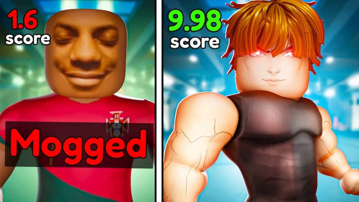 Looksmax and mog promo image
