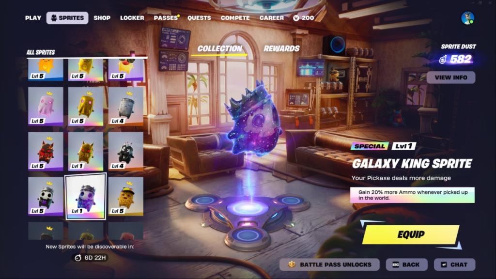 Galaxy Sprite in Fortnite