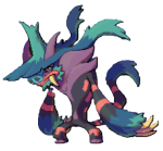 Natmiss, the darker evolution of Chagma in LumenTale