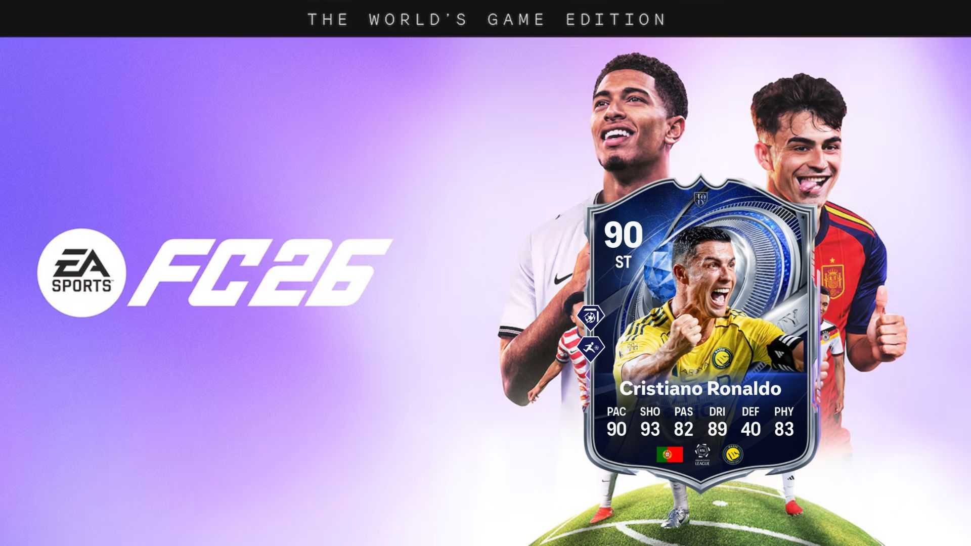 Cristiano Ronaldo TOTY HM card in FC 26