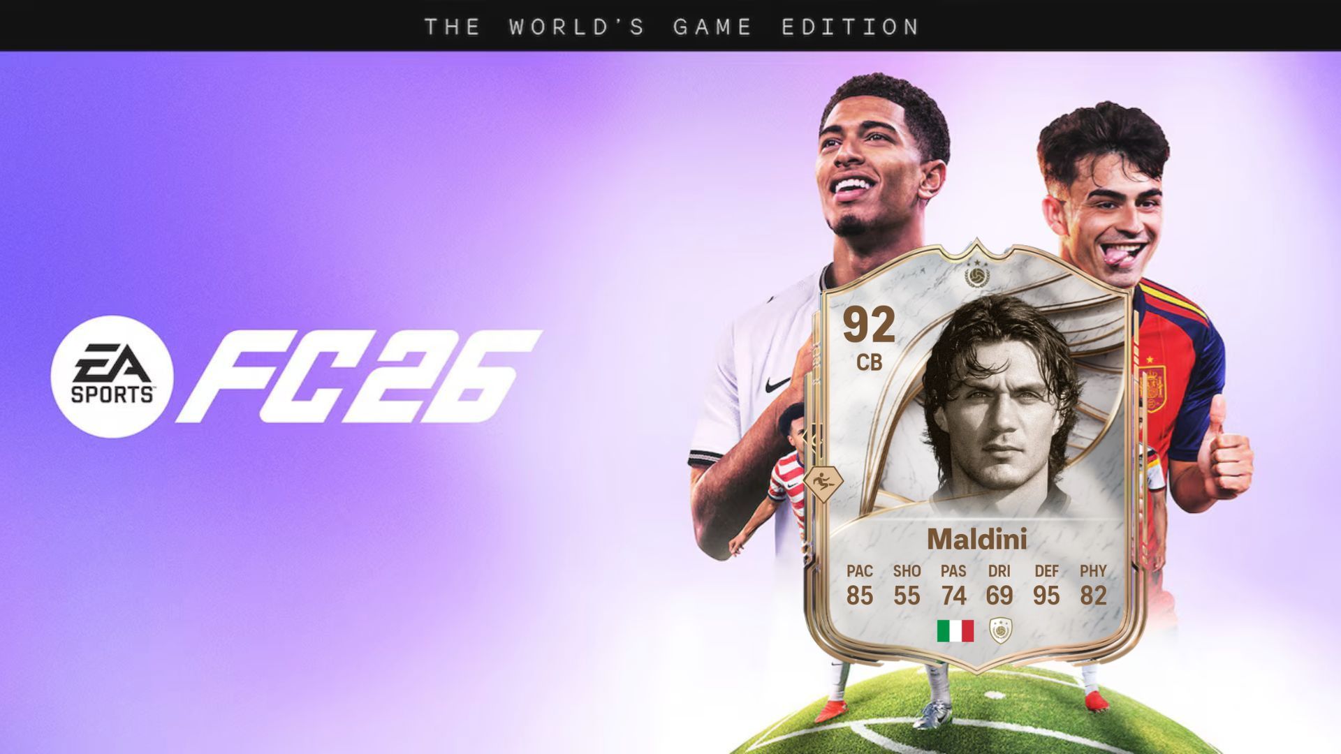 Maldini Base Icon card in FC 26