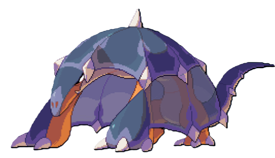 A large dragon creature whose body looks like an umbrella
