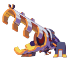 A quadruped creature with a cannon for a head
