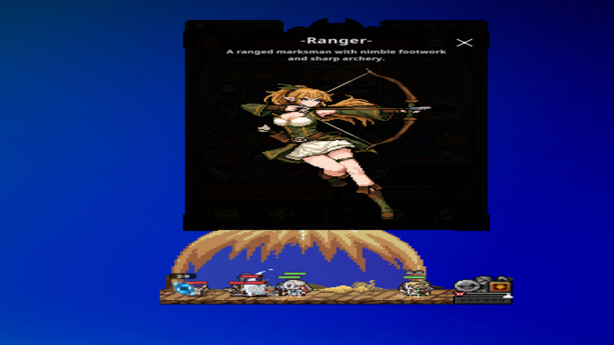 Ranger in TBH: Task Bar Hero