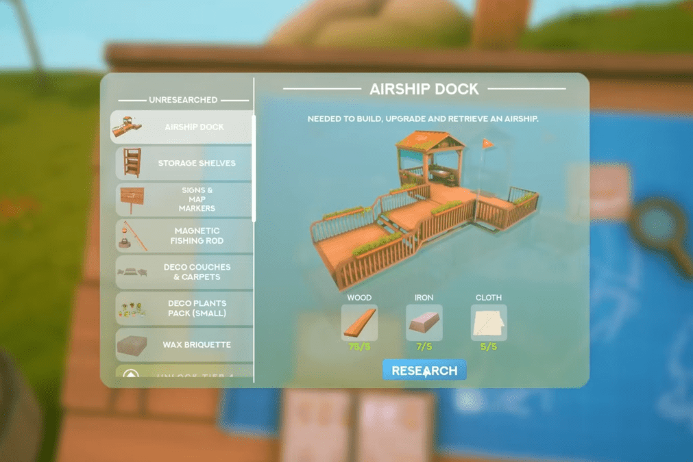 Airship Dock in Solarpunk