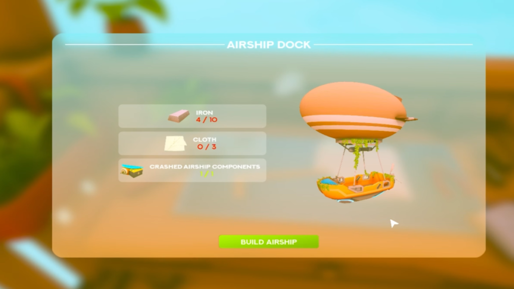 Building the airship in Solarpunk