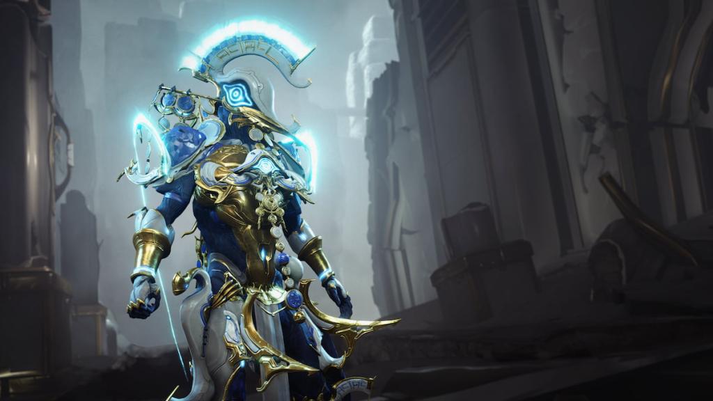 Styanax Prime, as seen in Warframe, with its signature skin.