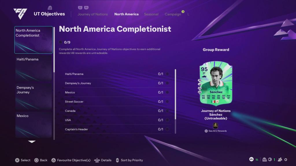 North America objective in FC 26