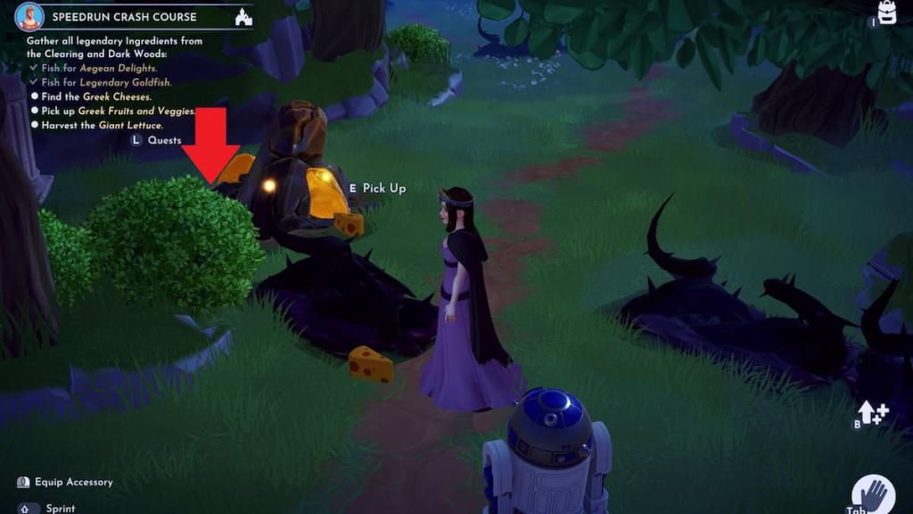 cheese spot  in hercules quest in disney dreamlight valley