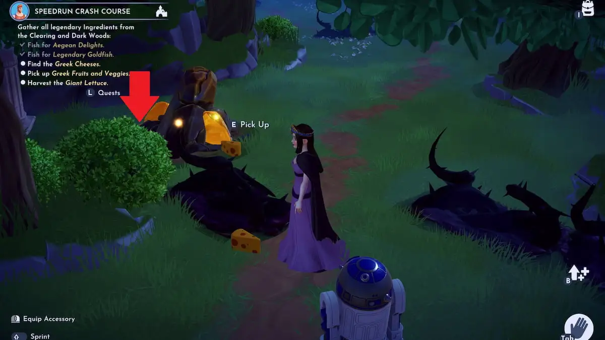 cheese spot in hercules quest in disney dreamlight valley