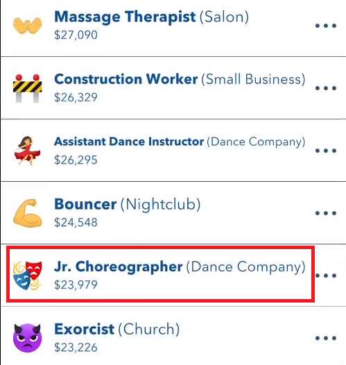 How to become a choreographer in BitLife