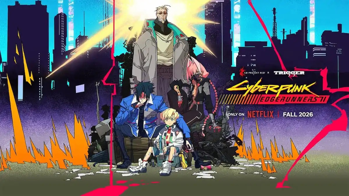 The cast of Cyberpunk Edgerunners 2.