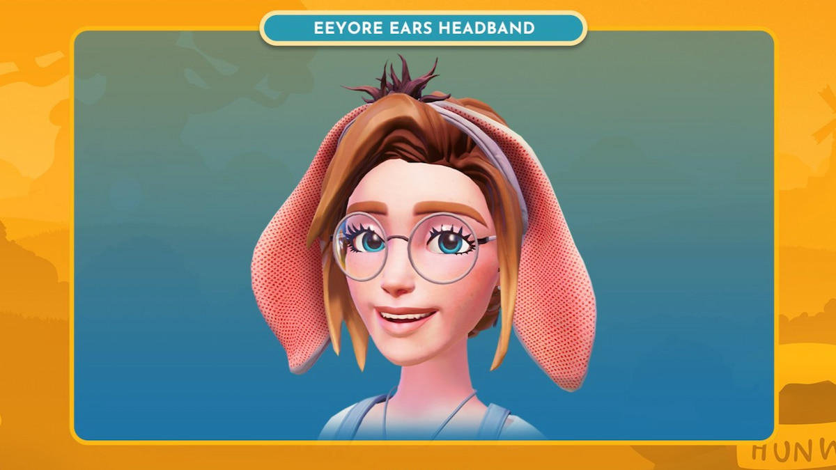 Eeyore ears in disney dreamlight valley