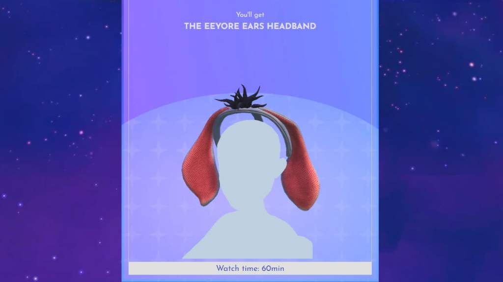 Eeyore ears in disney dreamlight valley