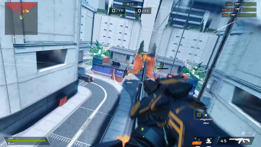 Wall-running in Empulse.