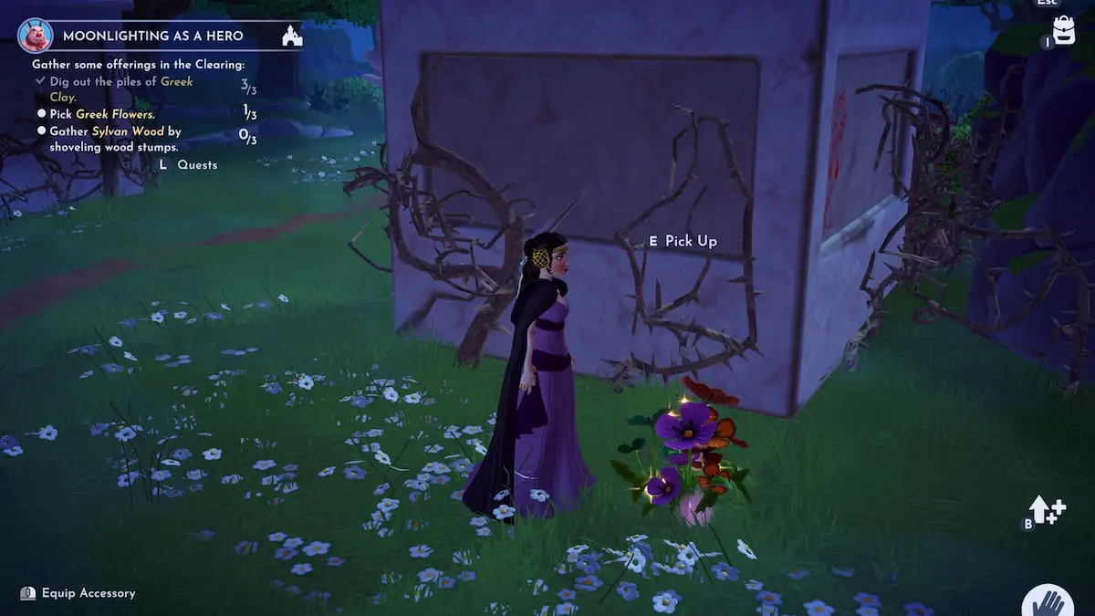 Phil quest flowers in disney dreamlight valley