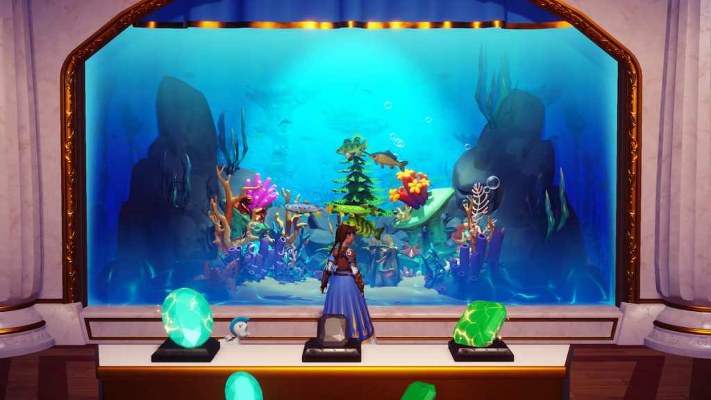 forest of valor fish tank in disney dreamlight valley