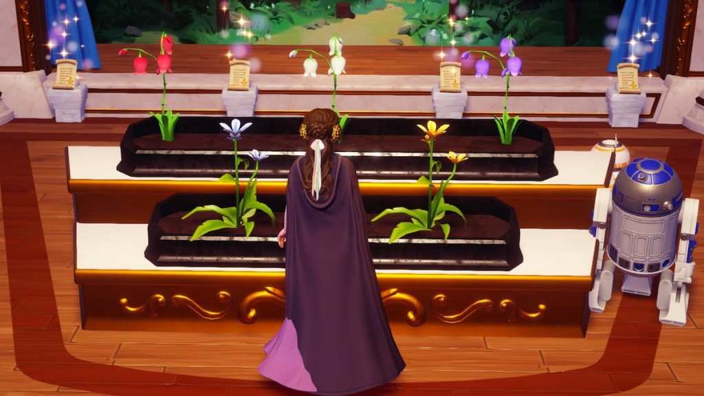 forest of valor room flowers in disney dreamlight valley