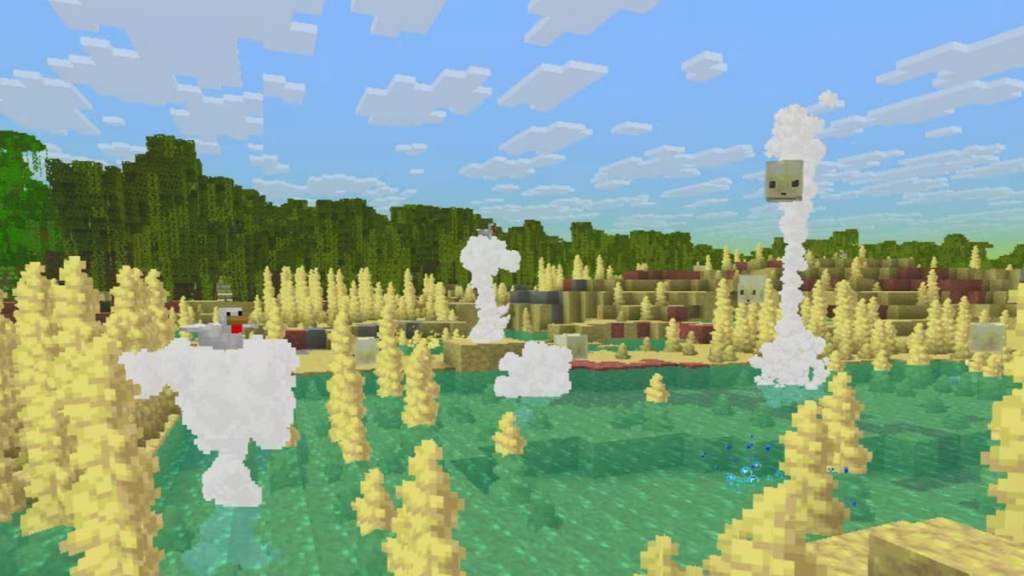 Geysers in chaos cubed update minecraft