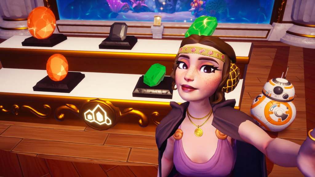 gems in glade of trust room in disney dreamlight valley