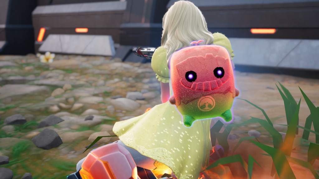 Gummy sprite on back in fortnite