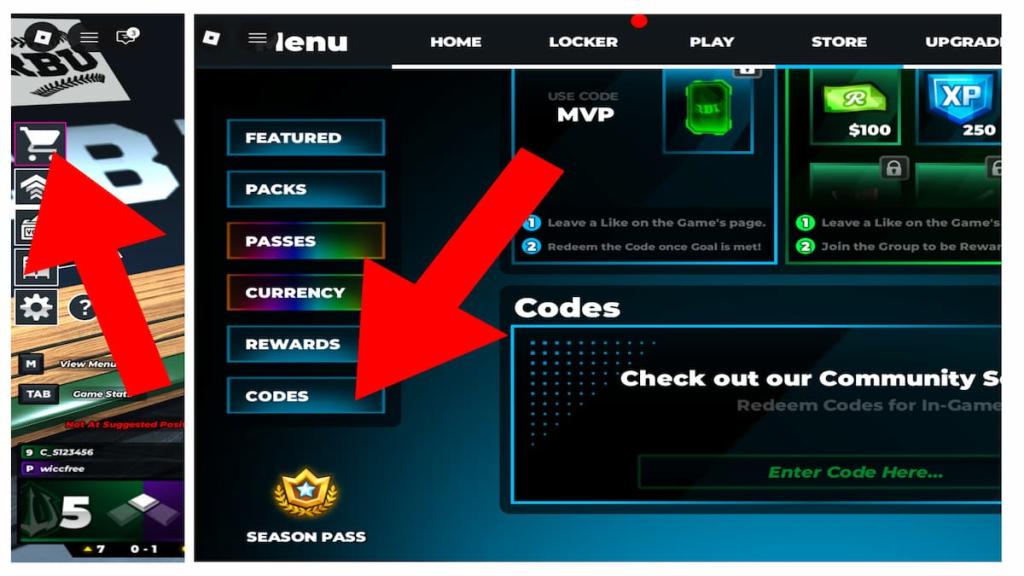 How to redeem codes in Baseball Universe