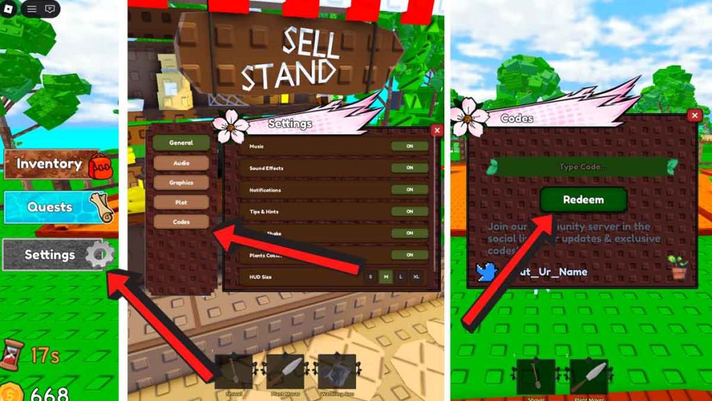 How To Redeem Grow A Random Plant