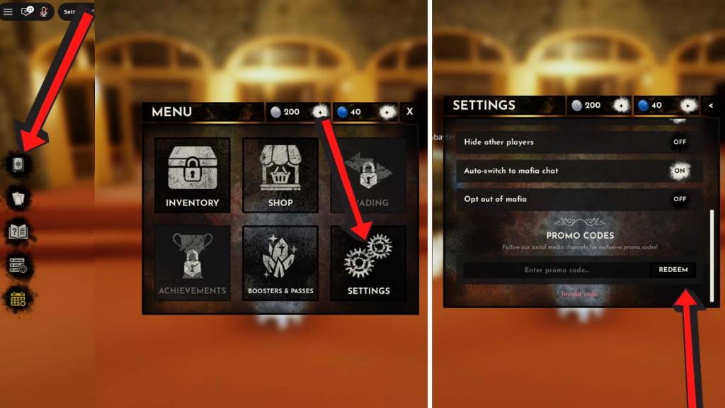 How To Redeem Mafia Codes
