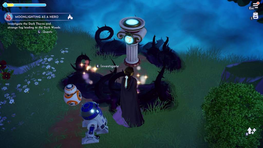 investigating thorns in disney dreamlight valley