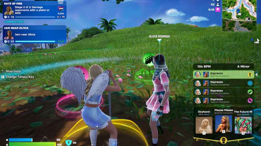 Jamming by olivia in fortnite