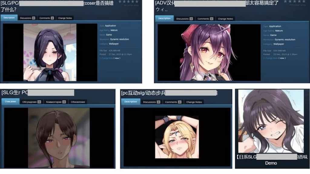 Kaspersky's anime girl wallpaper examples.