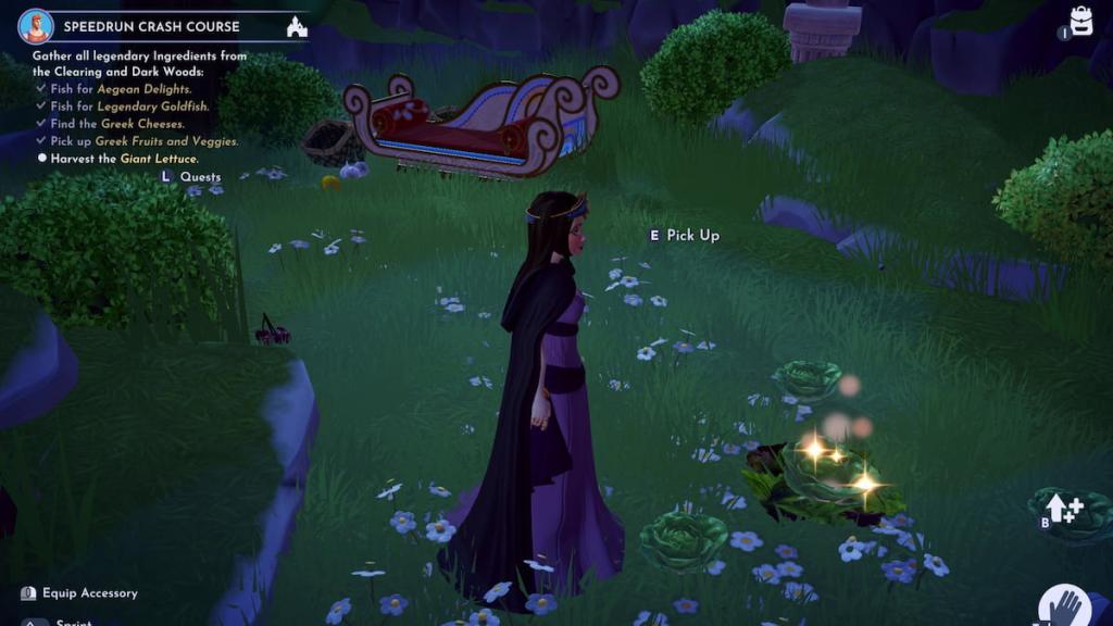 lettuce in hercules quest in disney dreamlight valley