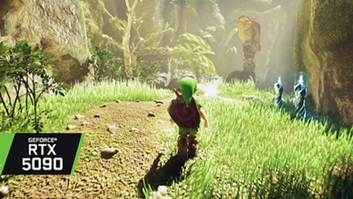A fanmade Ocarina of Time screen