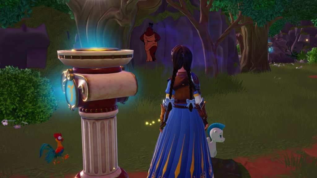 second muse on rock wall in disney dreamlight valley