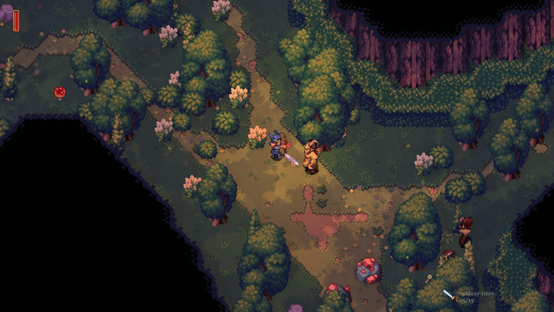 Player fighting enemies in Romestead