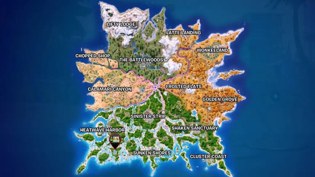 soccer striker sprite map location in fortnite