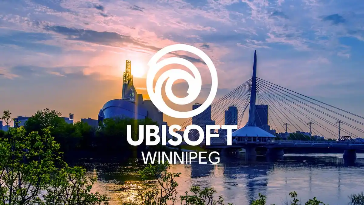 Ubisoft Winnipeg's official logo.