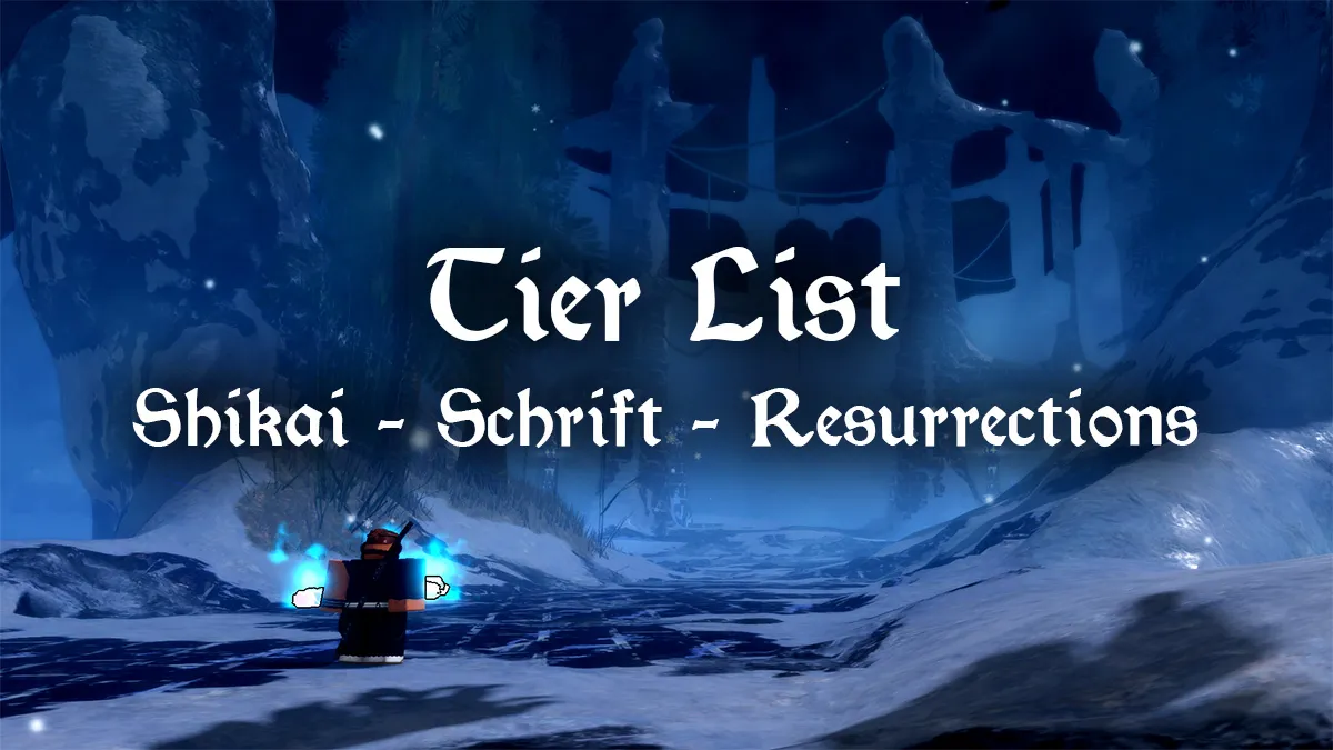 vv ultimatum all shikai, schrift and resurrections ranked